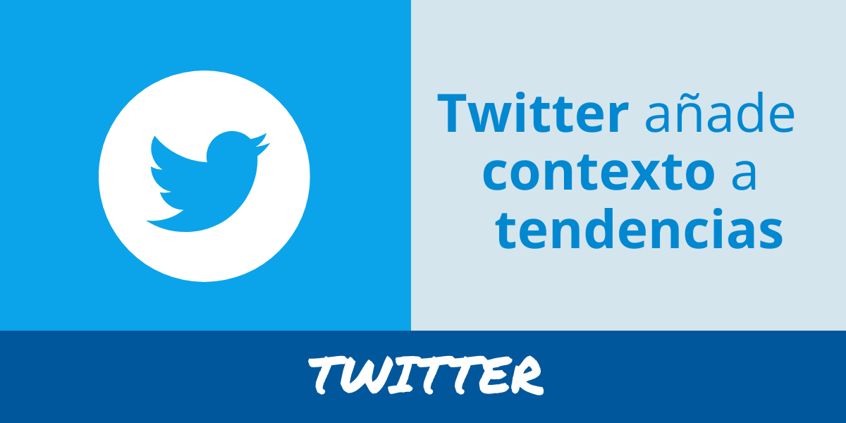 Twitter añade contexto a tendencias